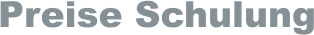 Preise Schulung